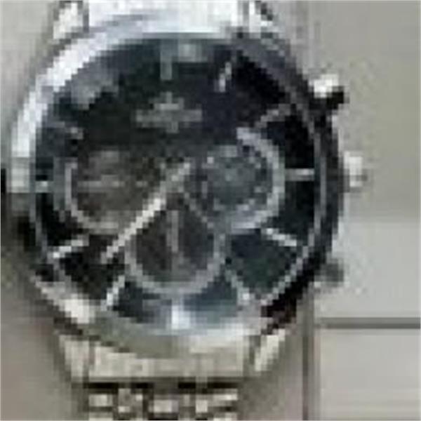 ساعت الگانس بند استیل نقره ای صفحه مشکی زنانه - کد 242