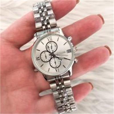 ساعت سیتیزن بند استیل نقره ای صفحه سفید زنانه - کد 332