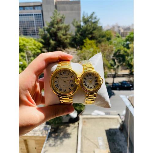 ست ساعت بنداستیل طلایی Orlendo