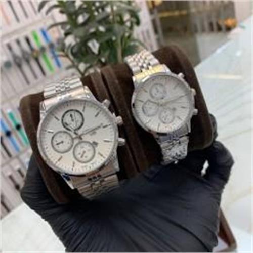 ساعت ست سیتیزن بندنقره ای صفحه سفید - کد 297