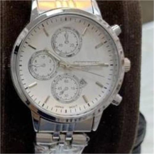 ساعت سیتیزن بندنقره ای صفحه سفید زنانه - کد 299