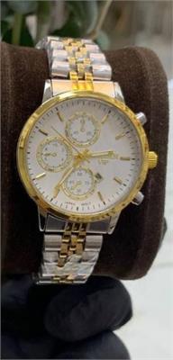 ساعت سیتیزن بند استیل 2 رنگ طلایی صفحه سفید زنانه - کد 281