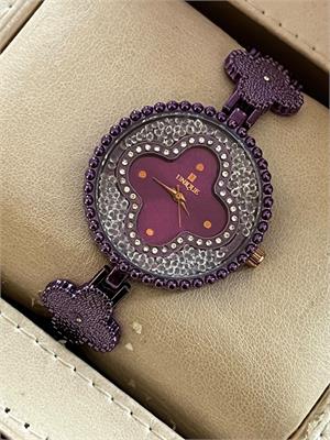 ساعت زنانه بنداستیل یونیک بنفش