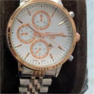 ساعت سیتیزن بند استیل 2 رنگ رزگلد صفحه سفید زنانه - کد 287