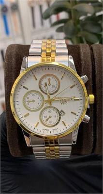 ساعت سیتیزن بند استیل 2 رنگ طلایی صفحه سفید مردانه - کد 280