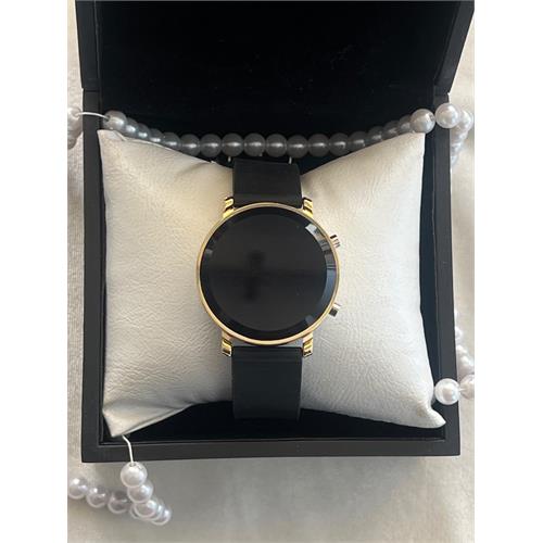 ساعت بندژله ای زنانه LED مشکی