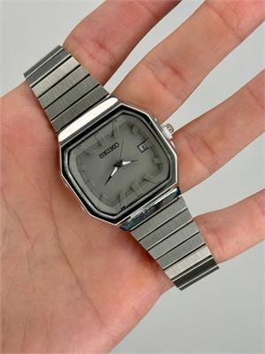 ساعت سیکو مردانه بند استیل نقره ای صفحه خاکستری - کد 368