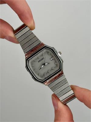 ساعت سیکو مردانه بند استیل نقره ای صفحه خاکستری - کد 368