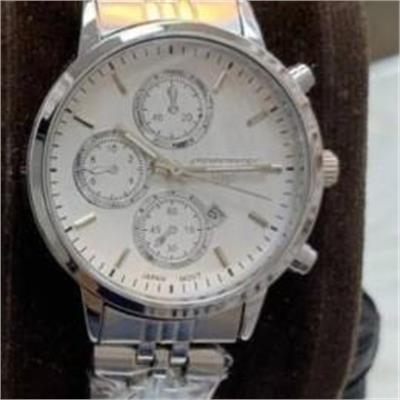 ساعت سیتیزن بند استیل نقره ای صفحه سفید زنانه - کد299